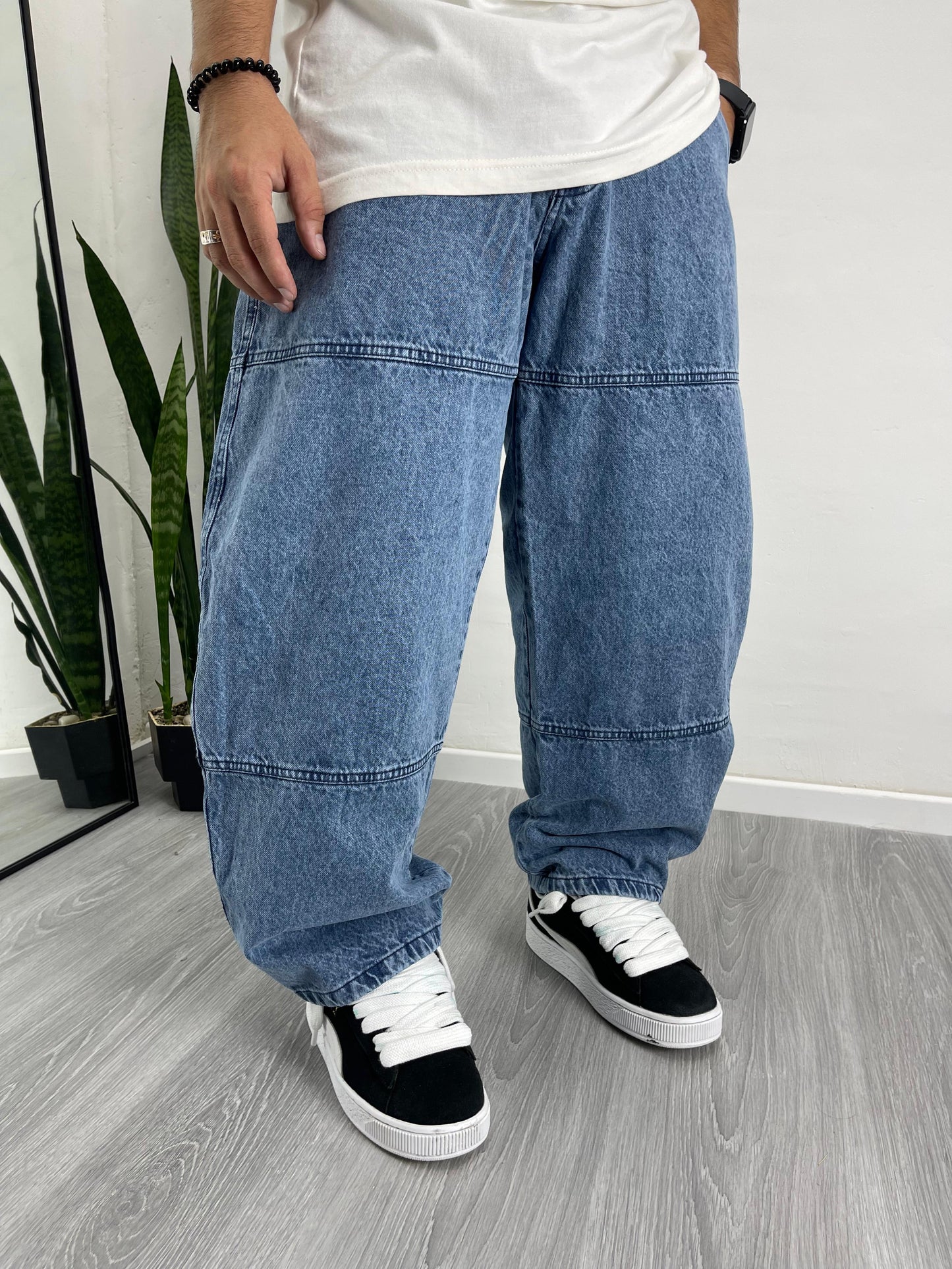 BAGGY SNOW BLUE