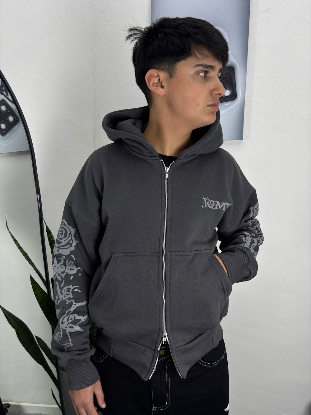 Zip Hoodie Rosas