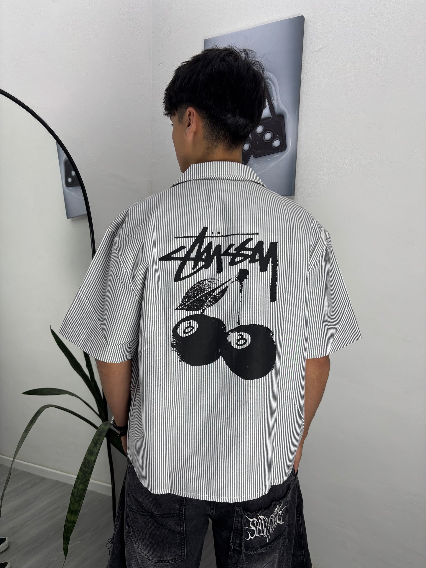 Camisa Cosmo GRIS (Boxy Fit)