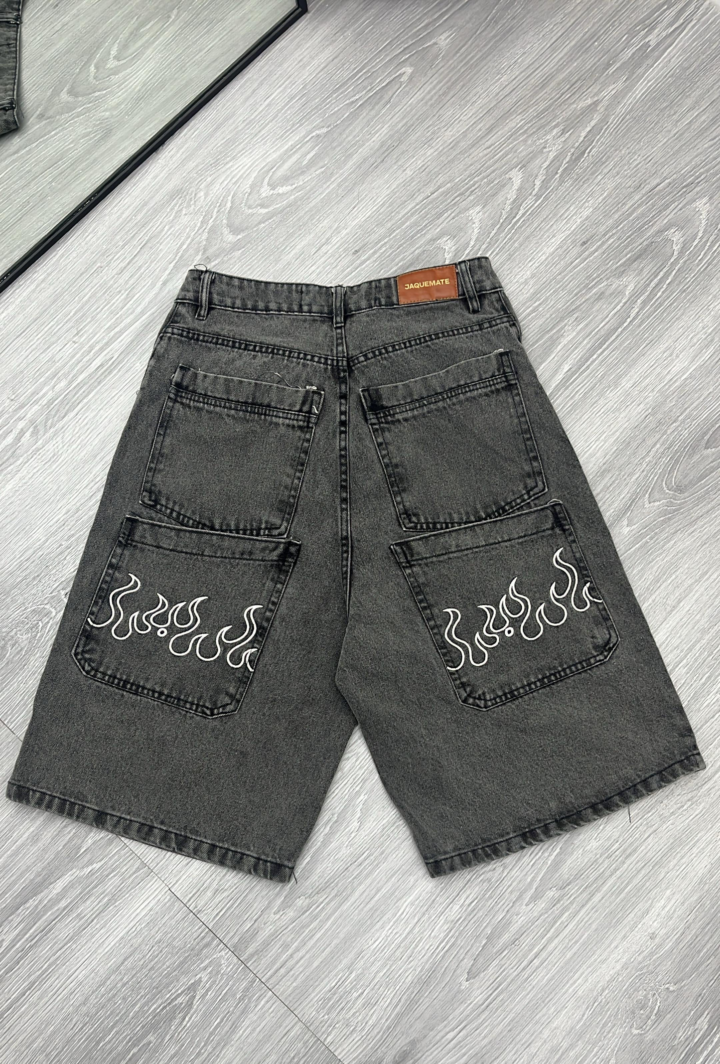 BERMUDA BAGGY FUEGO #blanca