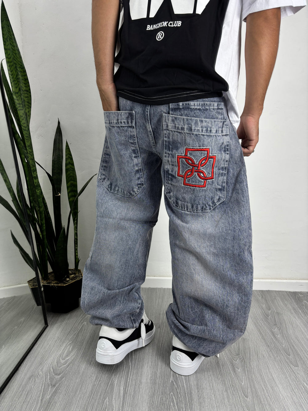 BAGGY DUKI #azul