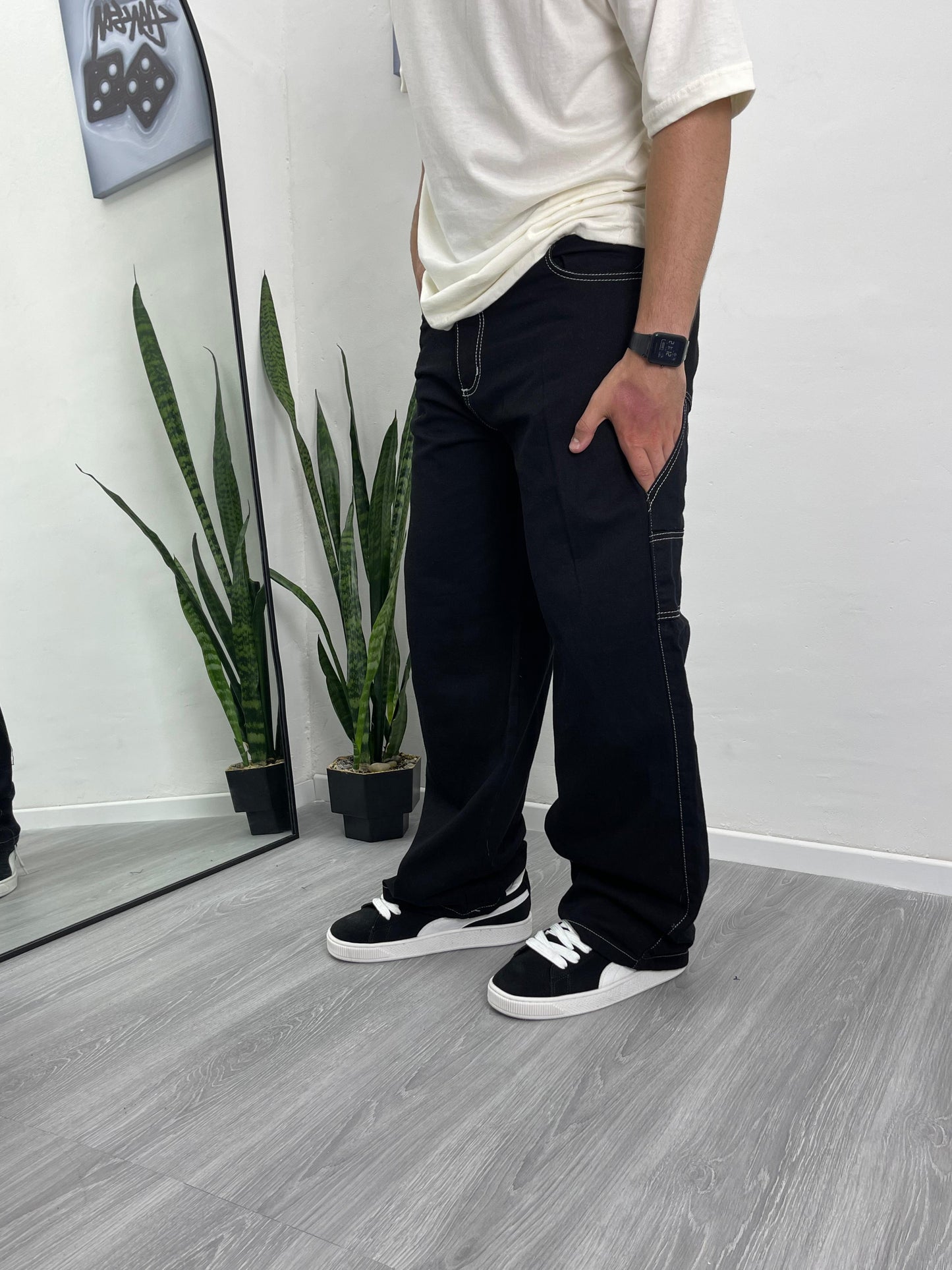 JEAN RECTO CARPINTERO BLACK