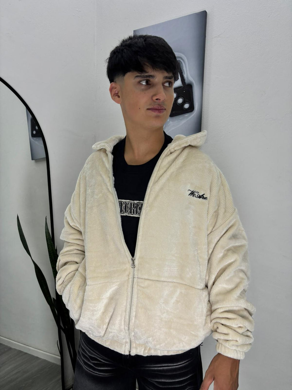 CAMPERA CORDEROY #crema
