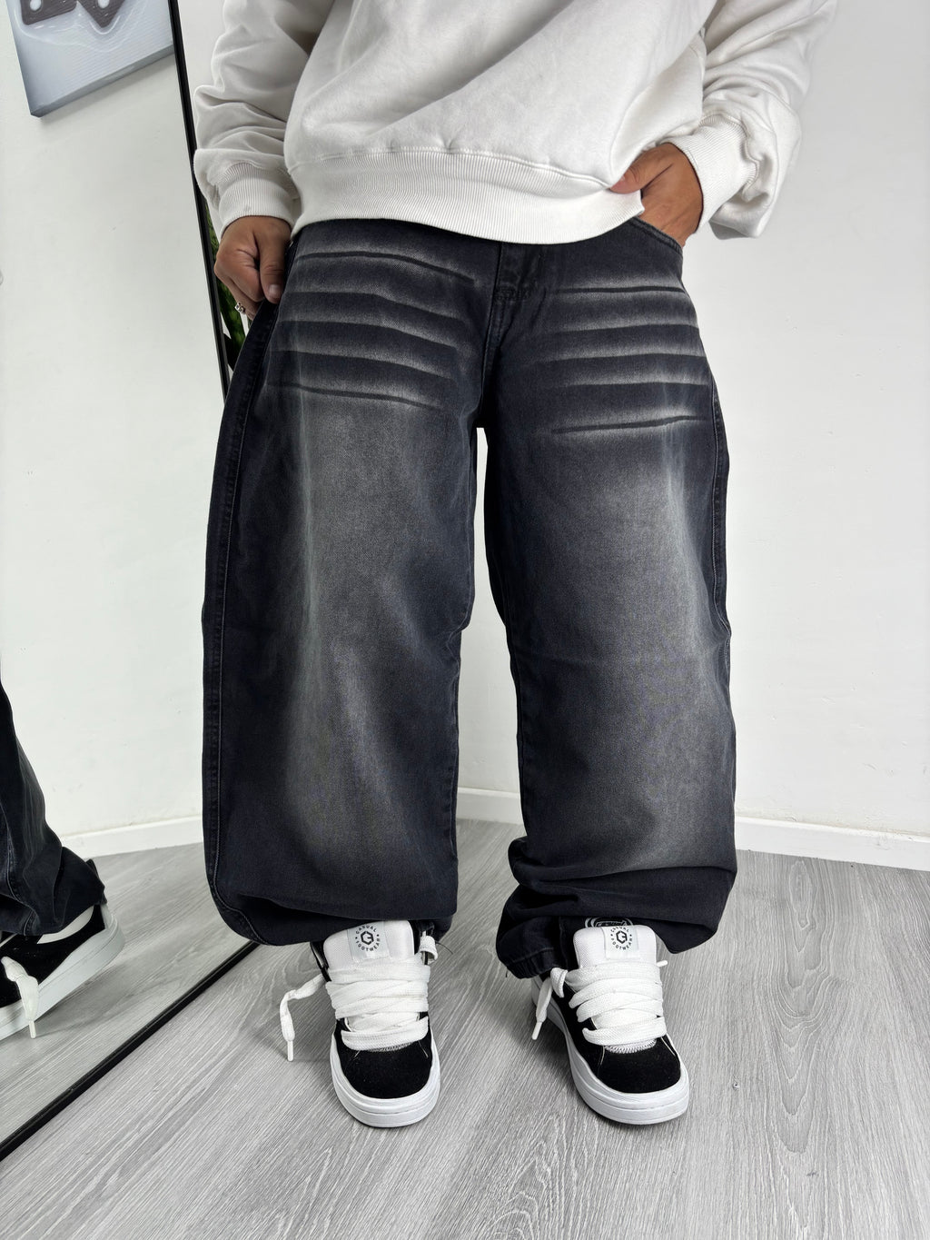 JEANS BAGGY LÁSER