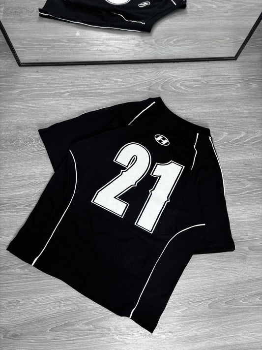 REMERA HUMAN BLACK [oversize]