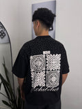 REMERA BOXY STRASS BLACK