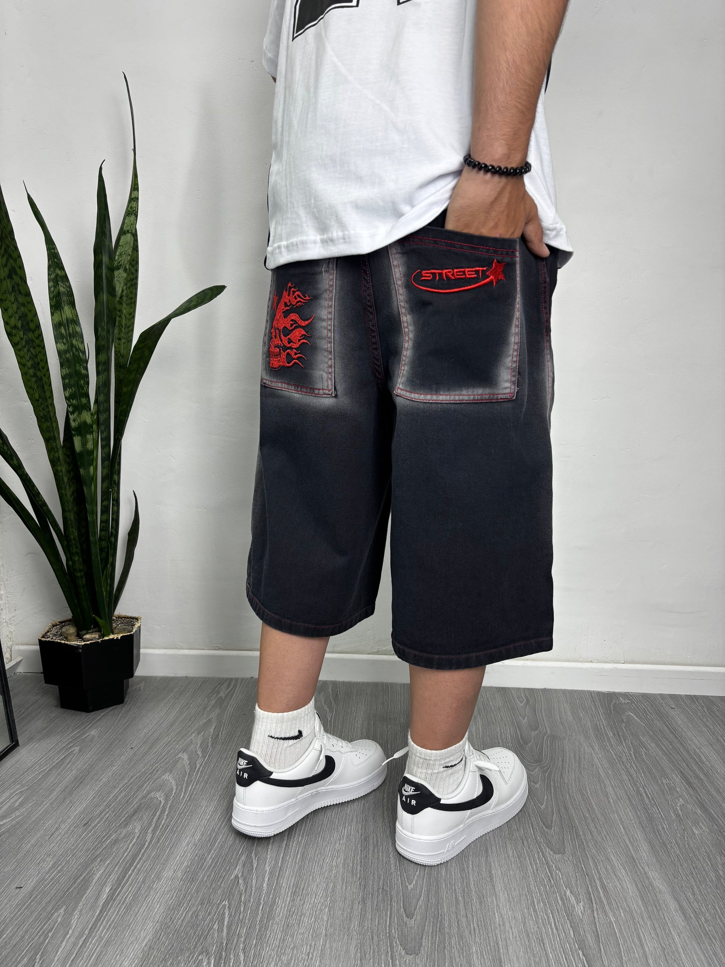 BERMUDA BAGGY STREET RED