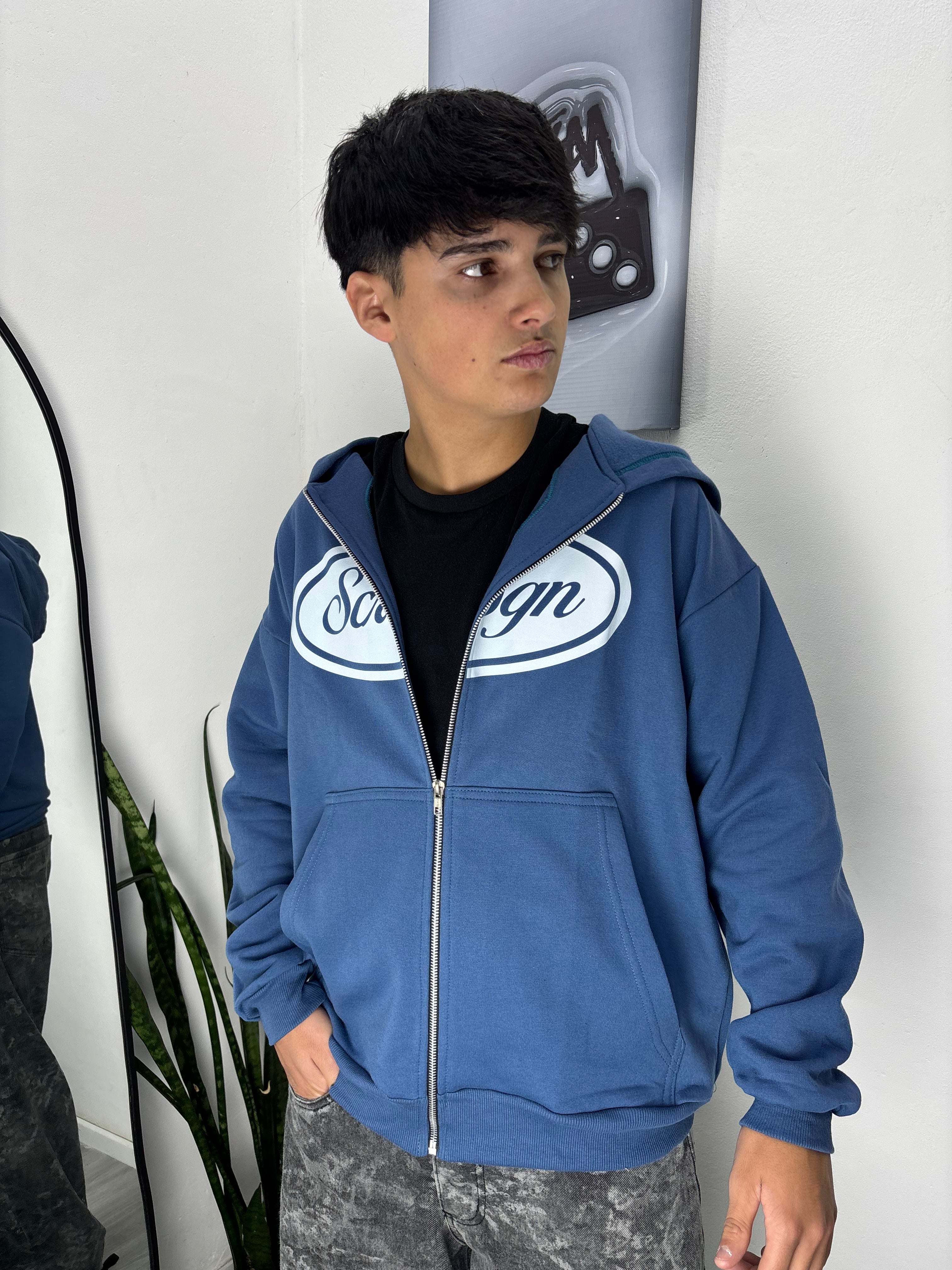 CAMPERA SCRDSGN #azul