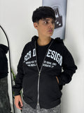 CAMPERA DOBLE ZIP WILL #negro
