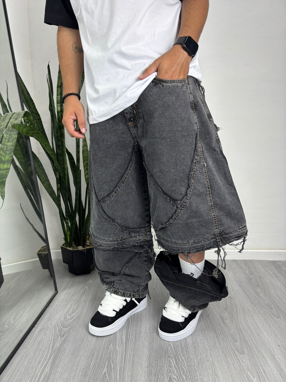 Baggy Desmontable ELIXIR GREY