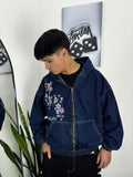 CAMPERA JEAN BOXY "SAKURA"