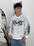 SWEATER FINE  [boxyfit] #blanco