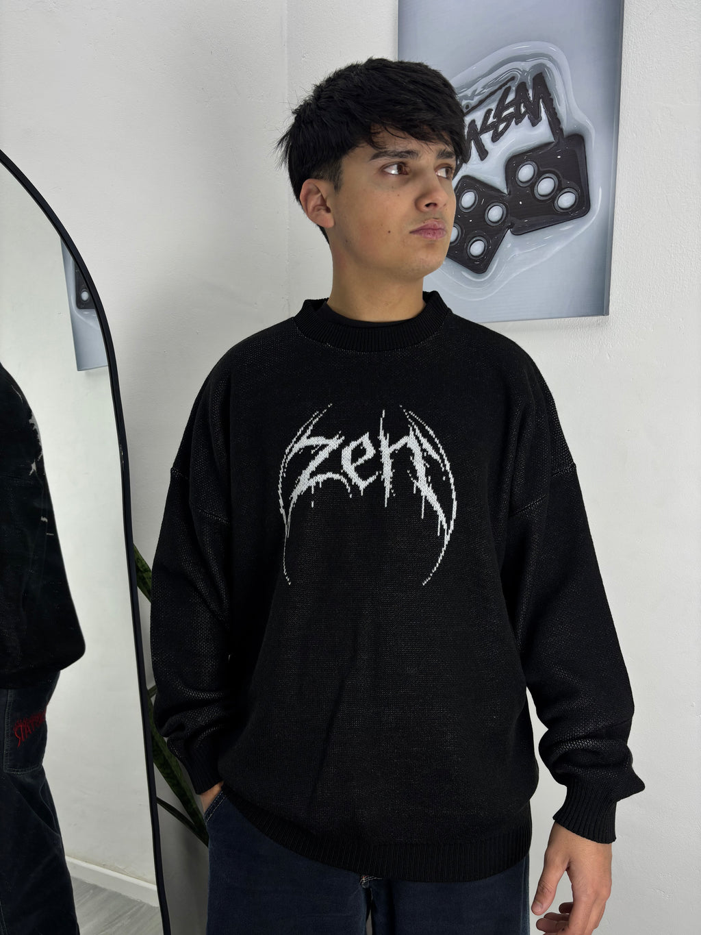 SWEATER ZEN OVER #negro