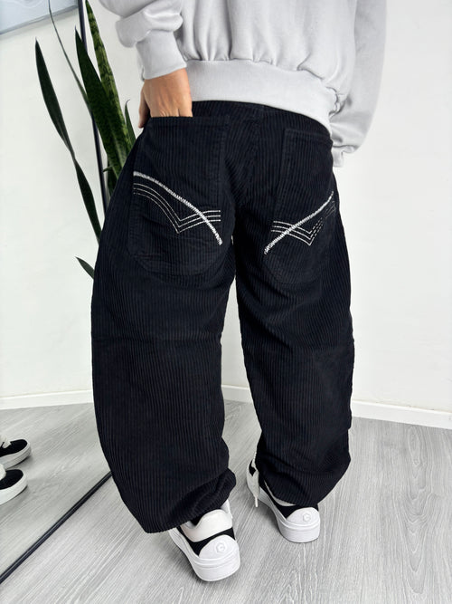 BAGGY CORDEROY #negro