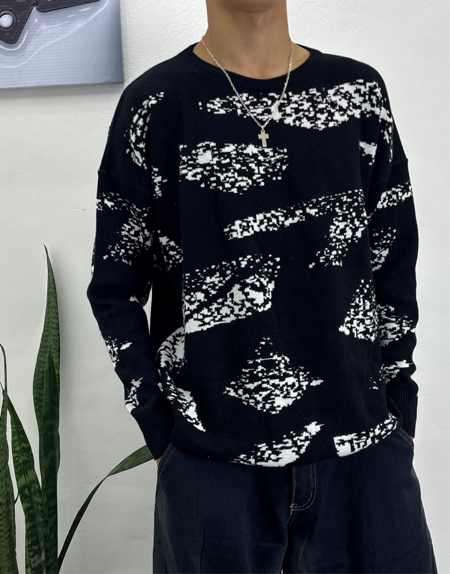 SWEATER BLACK [oversize]