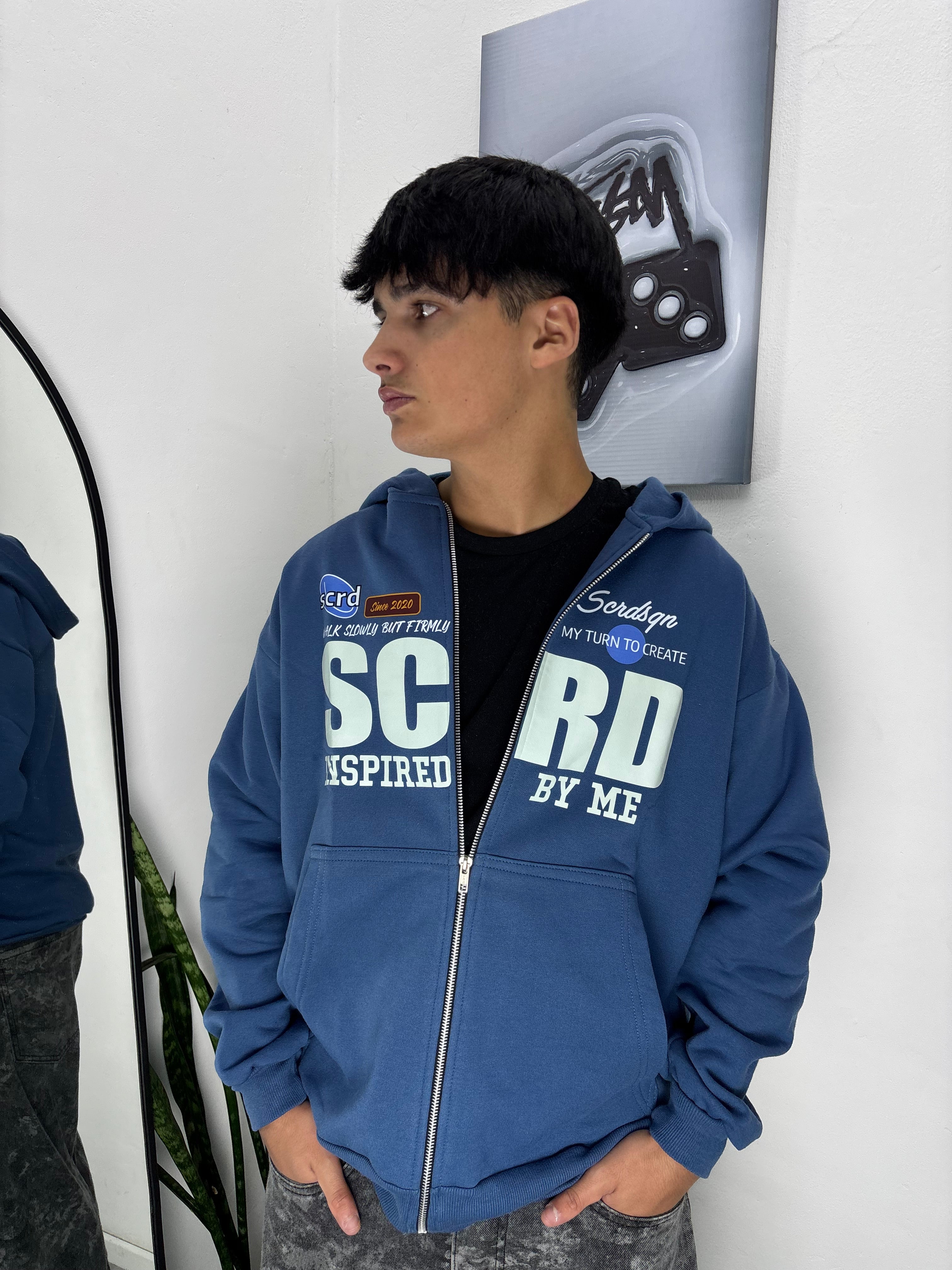 CAMPERA WALKING #azul