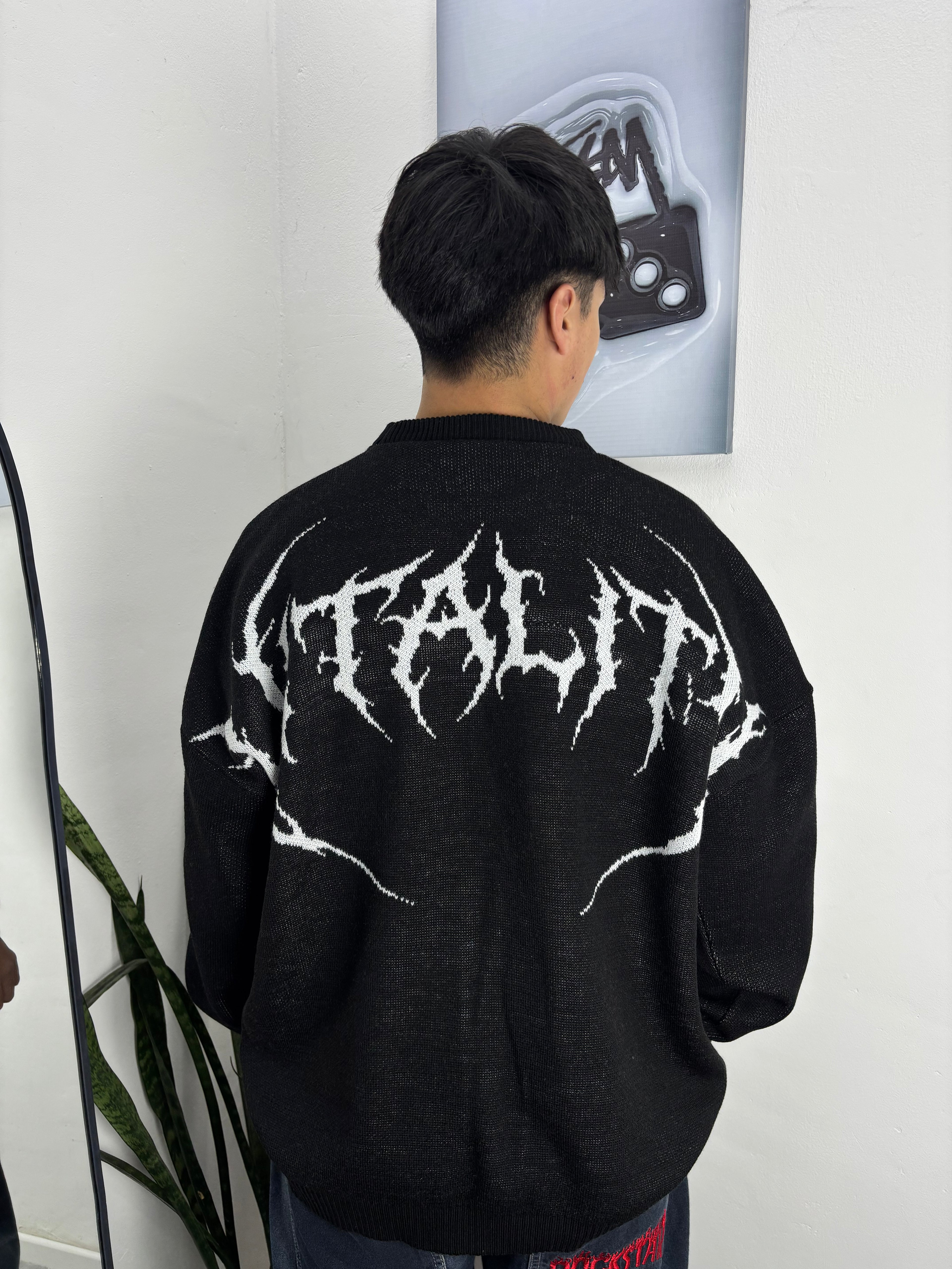 SWEATER ZEN OVER #negro