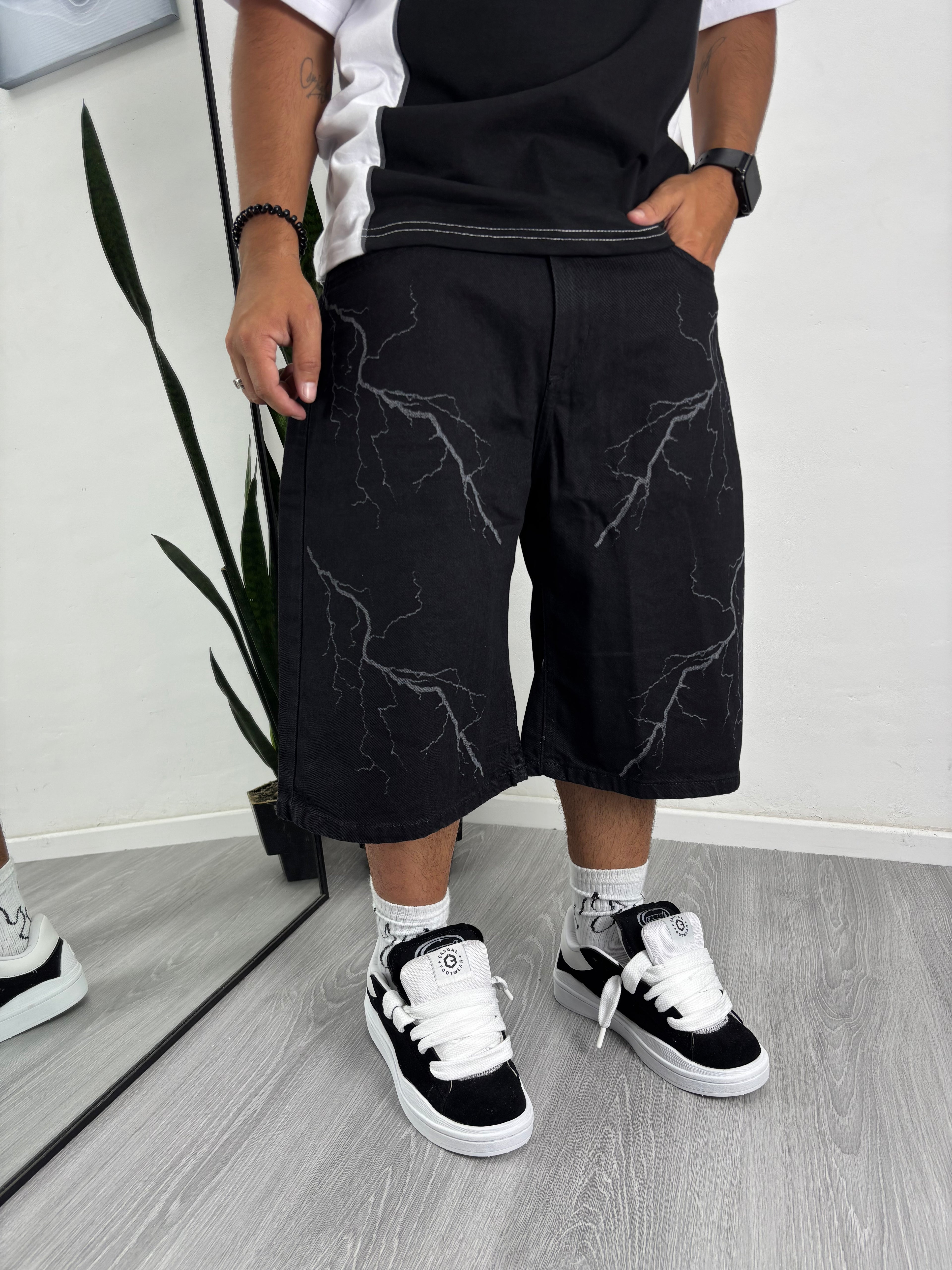 BERMUDA BAGGY TRUENO BLACK