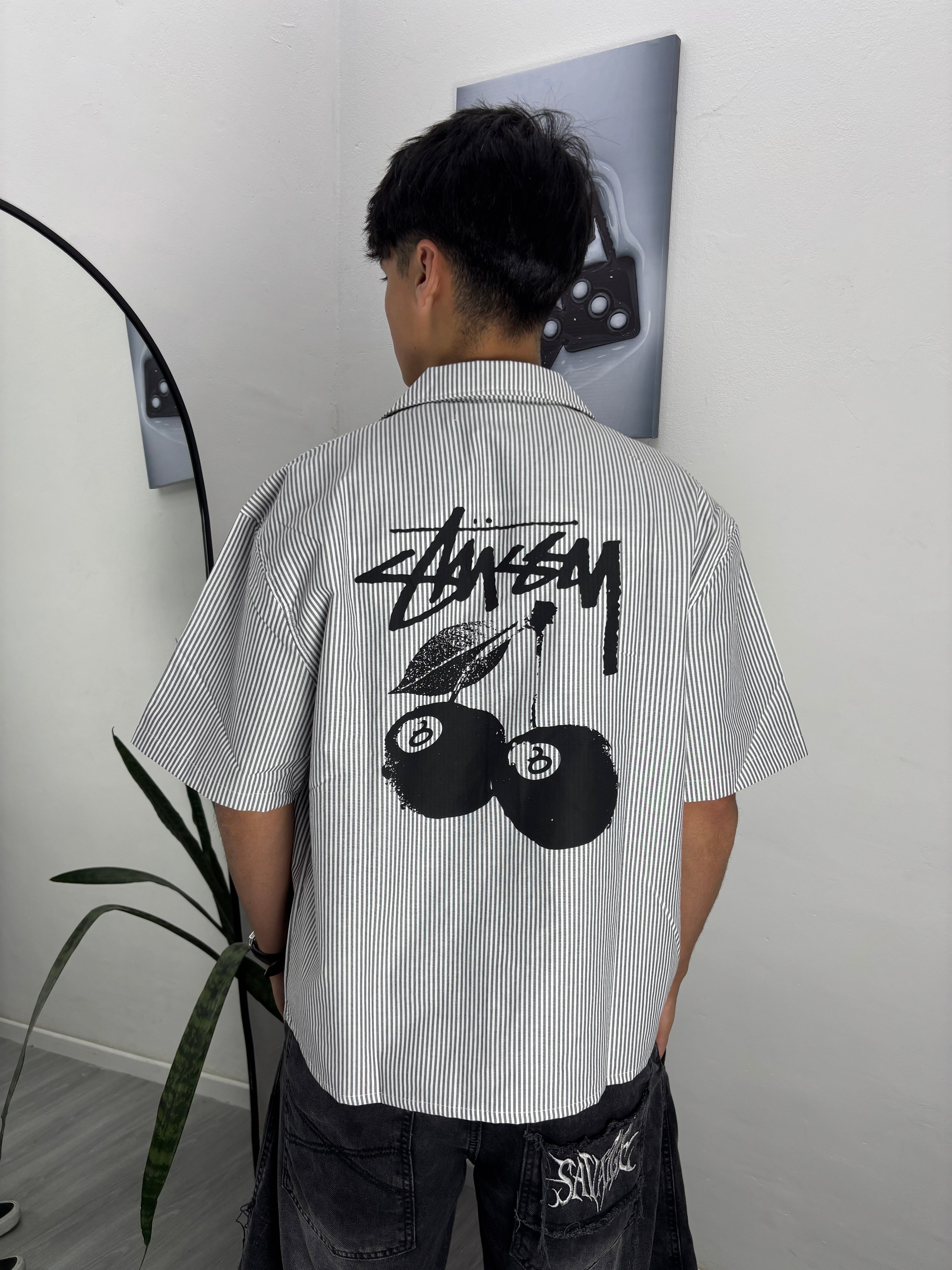 Camisa Cosmo GRIS (Boxy Fit)