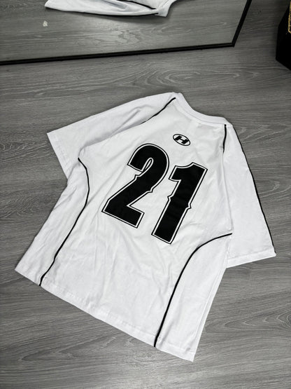 REMERA HUMAN WHITE [oversize]