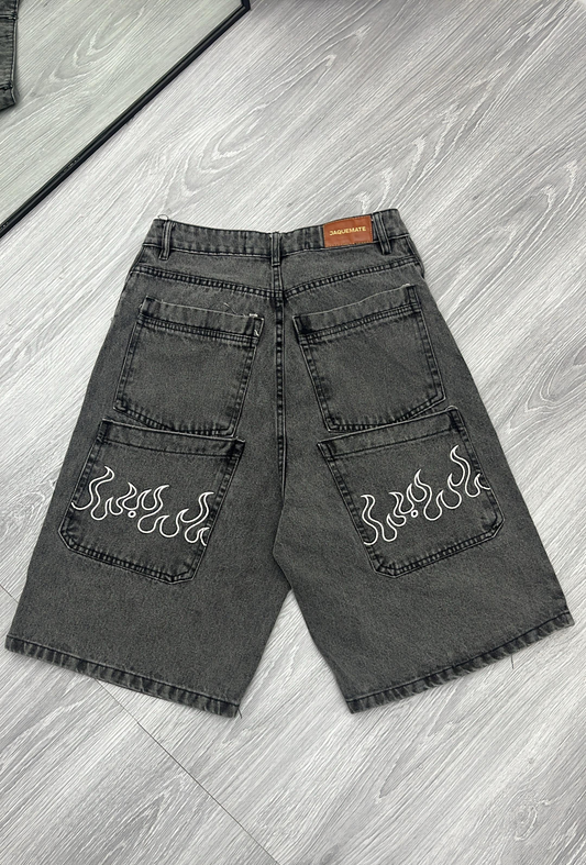 BERMUDA BAGGY FUEGO #blanca