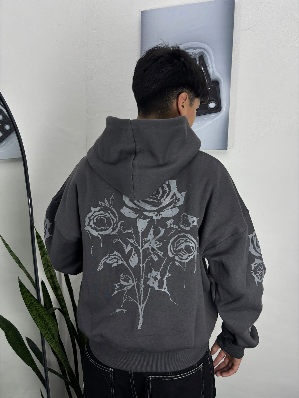 Zip Hoodie Rosas