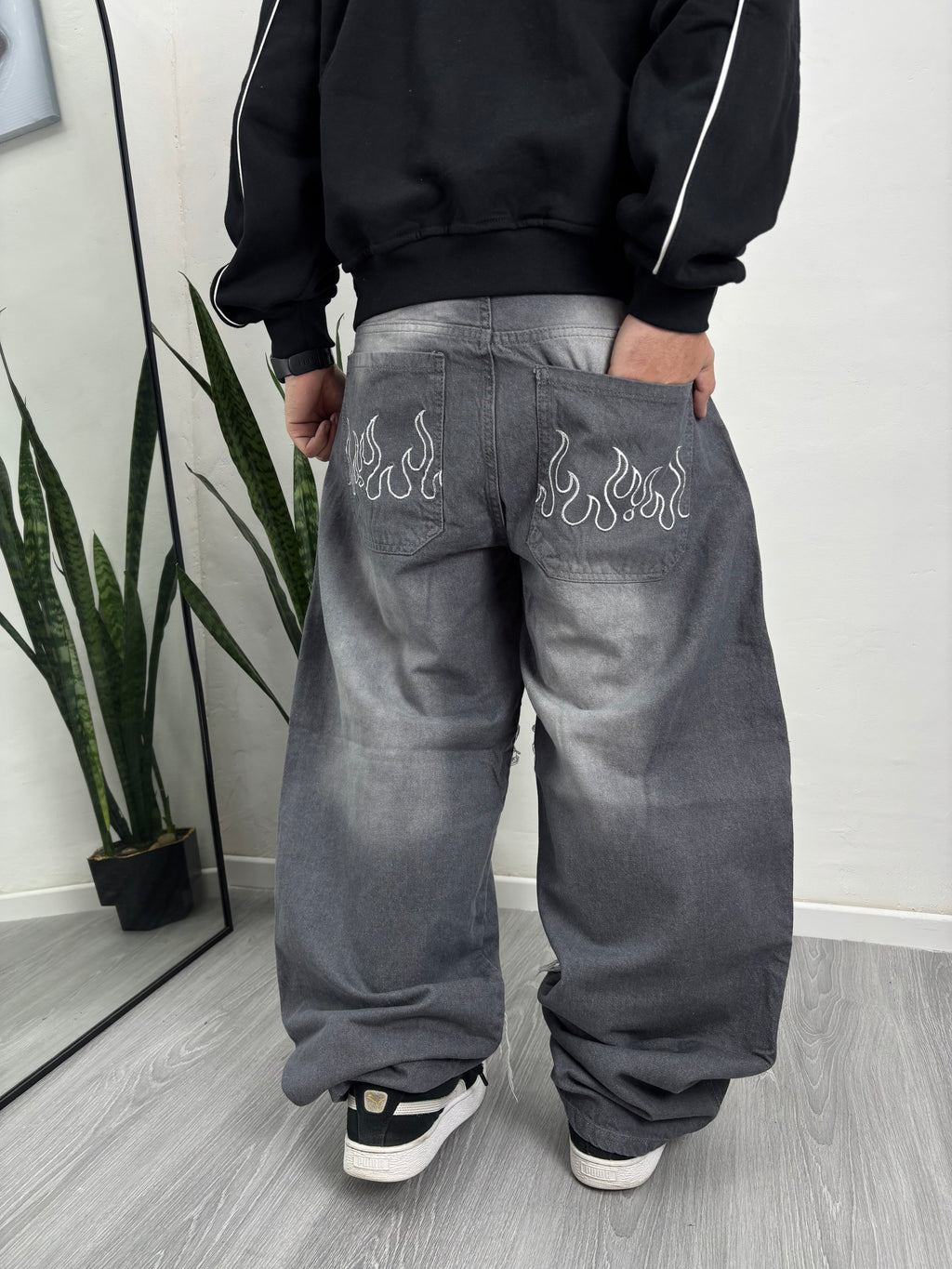 BAGGY FIRE CENIZA