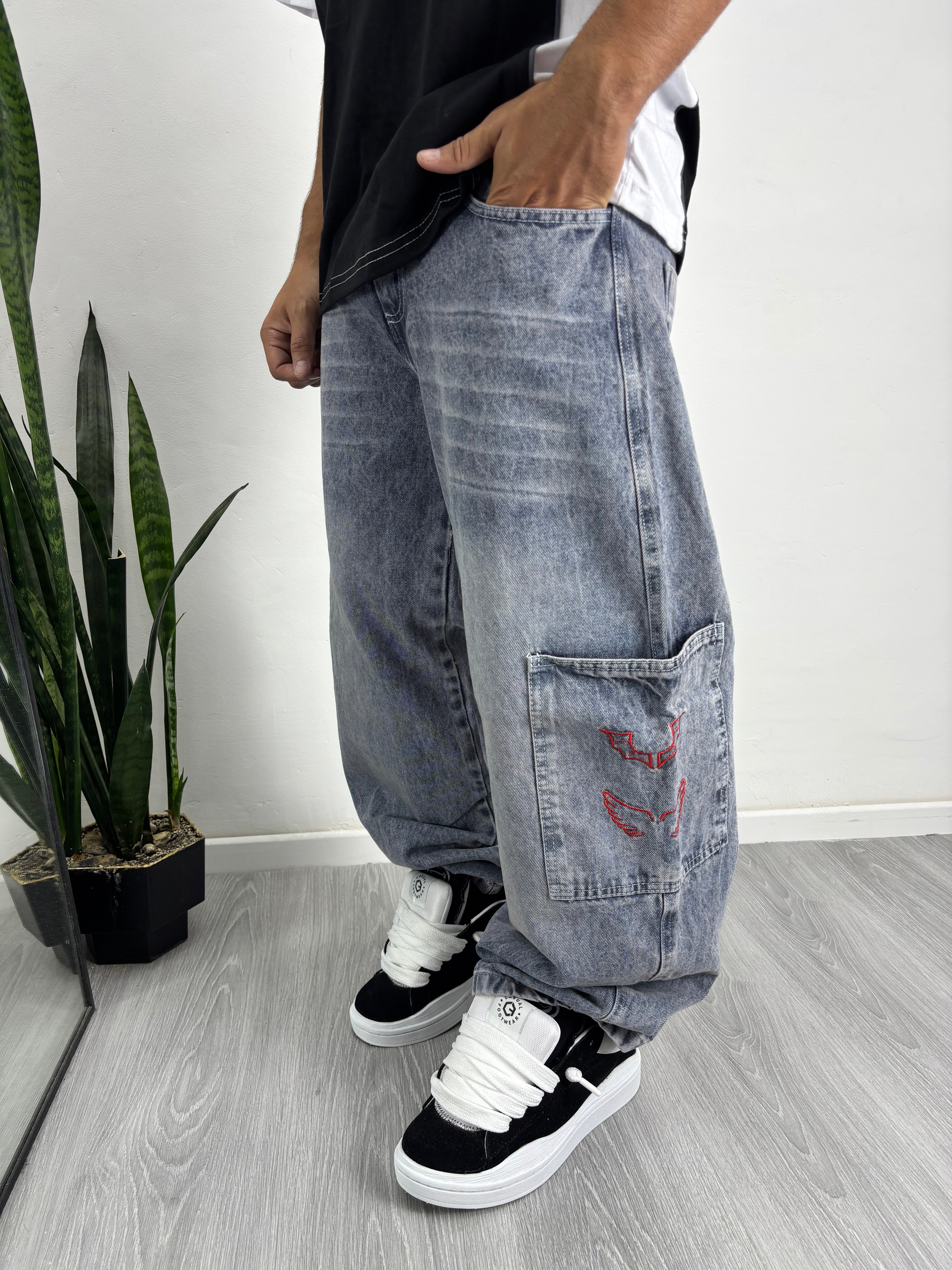 BAGGY DUKI #azul