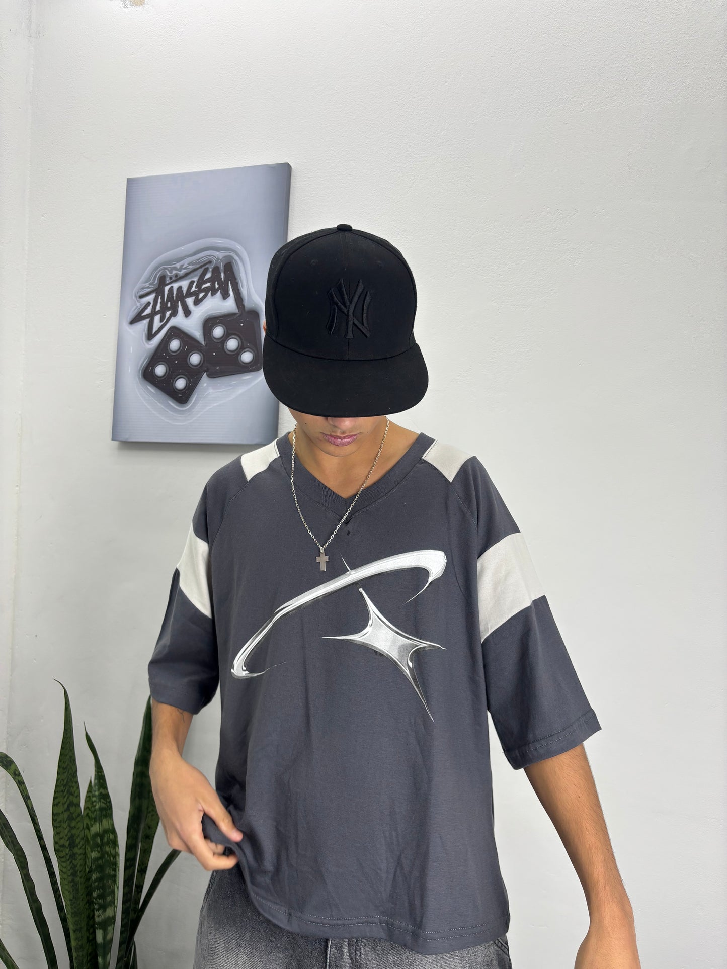 REMERA DESTINO [boxyfit] #gris