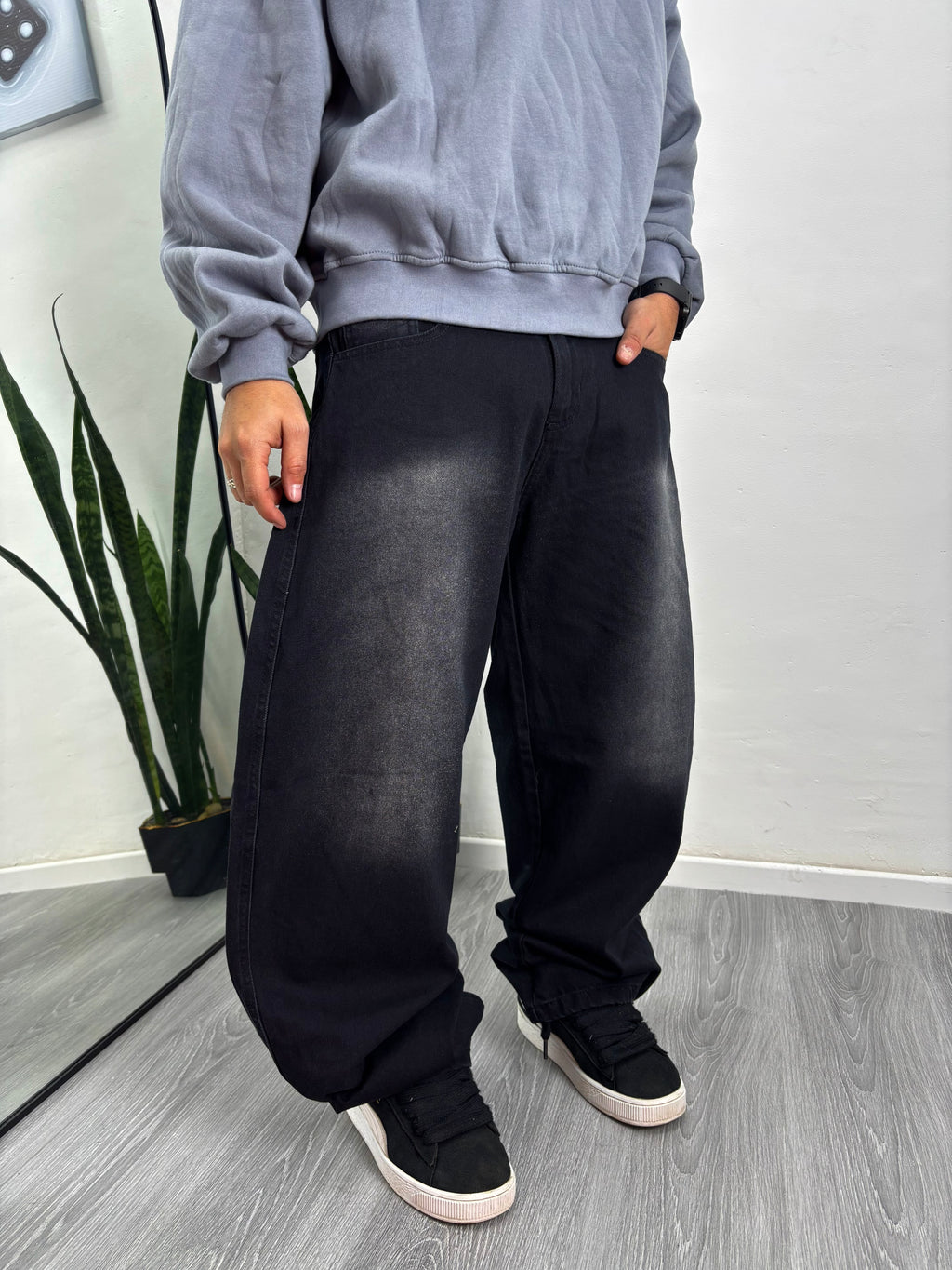 BAGGY FIRE BLACK