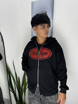 CAMPERA DOBLE ZIP SCRDSGN #negro