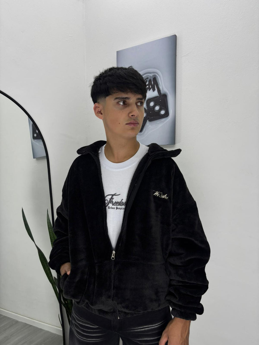 CAMPERA CORDEROY #negra
