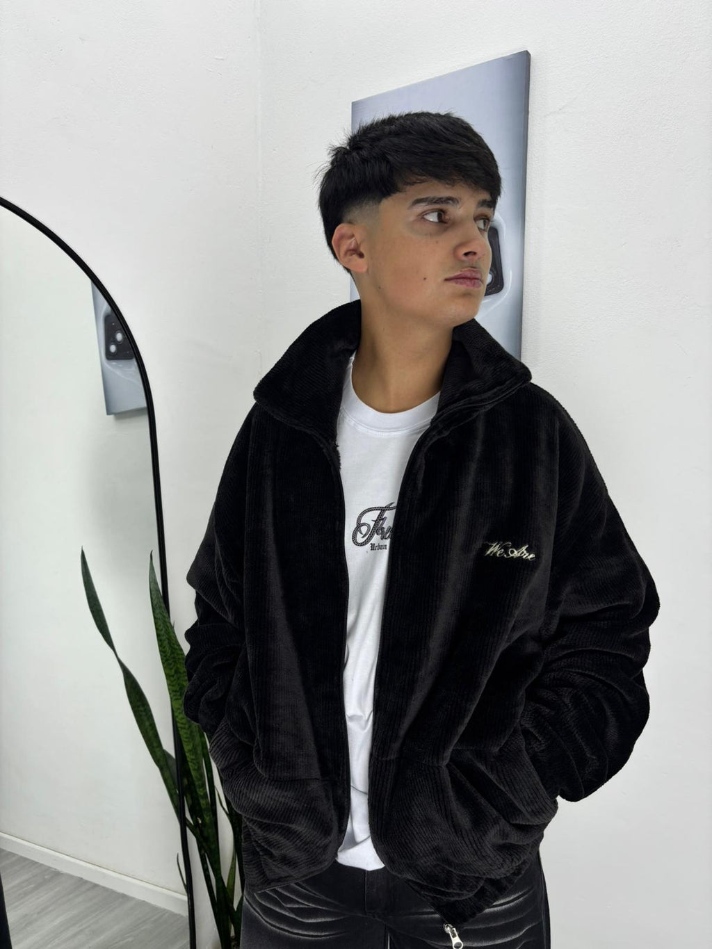 CAMPERA CORDEROY #negra